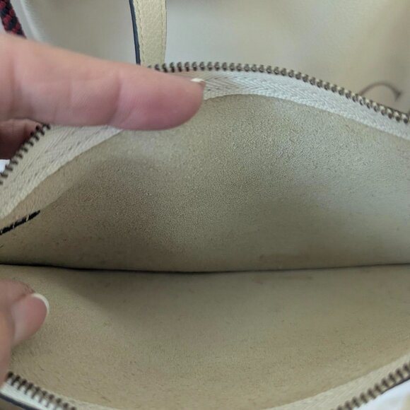 Gucci White Leather Backpack main image 7